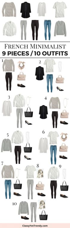 French Minimalist Style, Classy Yet Trendy, Mode Tips, Fashion Capsule, Minimalist Wardrobe, Inspiration Mode, Looks Style, Casual Summer Outfits, Every Girl