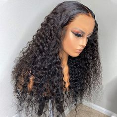 Detail Product Description Hair Material 100% Human Hair No Really Shedding, No Tangle, No Bad Smell. Wig Density 180% Density Wig Cap Size 22.5 inches(54-58 cm) Advantage Pre cut lace, Pre-plucked hairline with Baby Hair & bleached knots Pack 1 Piece Lace Design 13x4 HD Lace Front Wig Shipping Your wig will be shipped with in 24-48 hours. Shipping time is 4-5 working days Return 15 days return, See more details in our return & Refund Policy. Services Any questions can be answered within 24 hour Black Hair Types, Overnight Hairstyles, Long Hair Wigs, Bob Lace Front Wigs, Curly Human Hair Wig, Hair Brands, Lace Front Human Hair, Types Of Curls, Front Lace Wigs Human Hair