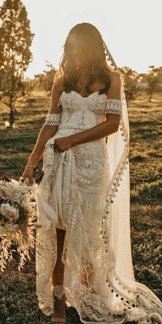 Are you a boho babe? Do you love Persian rugs, macrame and all things Spell & The Gypsy? If so, check out our fierce boho inspiration for all you free flowing brides ⚡ #weddingdresses #bohoweddingdress #modernbride #wedding #bridetobe #bohowedding #rockthefrock Wedding Dresses Vintage Bohemian, Wedding Dresses Hippie, Hippie Wedding, White Wedding Dress, Bohemian Wedding Dress, Bohemian Bride, Bohemian Wedding Dresses, A Wedding Dress, Brides Wedding Dress