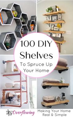 the top ten diy shelves to spruce up your home