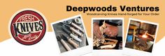 an advertisement for deepwood's ventureries featuring pictures of various woodworking tools