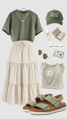 Soft Summer Casual Outfits, Pilgrimage Outfit, Modest Summer Outfits Aesthetic Casual, Casual Teacher Outfit, Teacher Outfit Ideas, Modest Casual Outfits, Casual Preppy Outfits