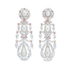 MOUSSAIEFF NATURAL PEARL, COLOURED DIAMOND AND DIAMOND EARRINGS Pop Clothing, Vintage Jewlery, Best Housewarming Gifts, Jewellery Inspiration, Gemstone Jewellery, Natural Pearl, Housewarming Gifts, Belle Epoque