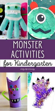 monster activities for kids to make and play