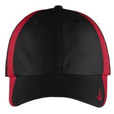 Nike Sphere Dry technology ensures maximum moisture control and quick-drying performance. This cap has an unstructured, low-profile design with a hook and loop closure. The contrast Swoosh design trademark is embroidered on the bill and center back. Made of 100% polyester. Custom Nike Sphere Dry Cap in Red | Polyester | Apparel | Headwear | Baseball Caps Black Training Cap, Moisture-wicking Six-panel Hats For Sports Events, Black Cap For Training, Functional Hats With Breathable Mesh For Sports Events, Functional Baseball Cap With Breathable Mesh And Curved Bill, Functional Baseball Cap With Curved Bill And Breathable Mesh, Black Baseball Cap For Training, Breathable Functional Trucker Hat For Sports, Functional Trucker Hat For Sports With Curved Visor