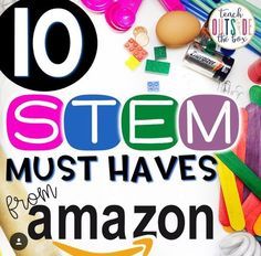 Top 10 Toys and Supp Stem Bins, Stem Club, Teaching Stem, School Week, Stem Steam