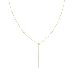 Diamond Lariat Necklace Diamond Lariat Necklace, Beautiful Diamond Necklace, Diamond Drop Necklace, Peace Necklace, Colorful Palette, Hope Necklace, Bezel Necklace, Infinity Necklace, 14k Gold Necklace