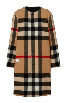 UP FOR SALE IS A "BURBERRY TISBURY REVERSIBLE EXPLODED CHECK VIRGIN WOOL BLEND COAT".  THE COAT IS NICELY HUNG INSIDE A GARMENT BAG, UNTOUCHED BY ANYONE.  THIS IS A VERY CLASSIC, ELEGANT AND COMFORTABLE COAT!!!  THIS IS A VERY BEAUTIFUL, WARM AND CLASSY COAT!!!  IT IS A REVERSIBLE COAT - FROM EXPLODED CHECK TO SHOW THE BURBERRY SIGNATURE PATTERN TO A SOLID BLACK SIDE.  YOU CAN DRESS UP OR DRESS DOWN AND PAIR IT WITH JUST ANYTHING!!! LOTS OF GREAT REVIEWS ON THIS COAT!!!  THIS SIZE AND COLOR COMB Burberry Pattern, Classy Coat, Burberry Coat, Reversible Coat, Wool Blend Coat, Signature Look, Classic Elegant, Burberry Women, Black Coat