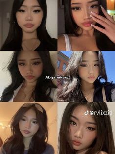 High Vs Low Nose Bridge, Makeup Vs No Makeup Faces, Different Types Of Makeup Styles, Makeup Styles Natural, Abg Style Makeup, Types Of Makeup Styles, Types Of Pretty, Styles Of Makeup, Abg Makeup