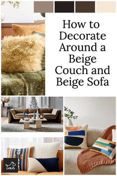 how to decorate around a couch and sofa