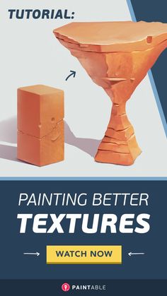 an advertisement for painting better textures, which is designed to look like a vase and box