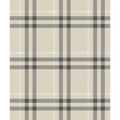 a beige and black plaid fabric