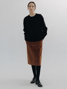 Composition : Cotton 98% Span 2%Color : BrownCountry of Origin : KOREA Black Corduroy Skirt Outfit, Corduroy Skirt Outfit Fall, Brown Midi Skirt Outfit, Black Corduroy Skirt, Corduroy Skirt Outfit, Corduroy Midi Skirt, Brown Midi Skirt, Skirt Outfit Fall, Midi Skirt Outfit