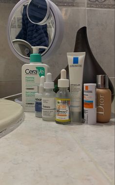 Photos For Vision Board Skin Care, 2024 Vision Board Skin Care, Facial Aesthetics Skin Care, Skin Routine Aesthetic Photo, Cerave Skincare Routine, Cleanser Cerave, Cerave Sa Cleanser