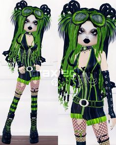 Cybergoth Outfits, Trad Goth Dress, Cyberpunk Dress, Cybergoth Aesthetic, Cybergoth Fashion, Scene Dress, Roblox Dress, Scene Goth, Trad Goth