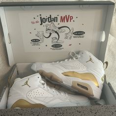 Questions? Leave A Comment Below! Gold Nike Shoes, Shoes Nike Jordan, Gold Nike, Nike White, Shoes Nike, Nike Jordan, White Nikes, Metallic Gold, Womens Shoes Sneakers