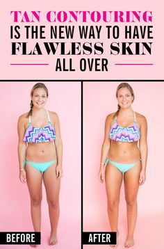 Upside: Your "abs" won't rub off if someone throws you in the pool. Tanning Bed Lotion, Safe Tanning, Tanning Skin Care, Sunless Tanning Lotion, Best Tanning Lotion, Korean Beauty Secrets, Tanning Cream