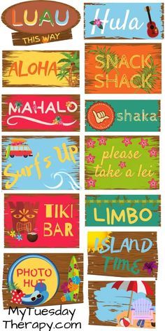 some signs that are on the side of a wooden signboard with words in different languages