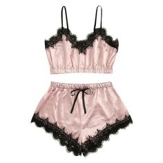 short description is not available Size: L.  Color: Black.  Gender: female.  Age Group: adult. Lingerie Design, Pijamas Women, Satin Cami Top, Panty Style, Satin Sleepwear, Satin Cami, Satin Pyjama Set, Sleepwear Sets, Pajama Set Women