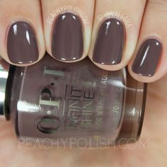 Winter Fingernails, Opi Shades, Matte Make Up, Fingernails Painted, Brown Nail Polish, Brown Nail, Makijaż Smokey Eye, Colorful Nail Designs