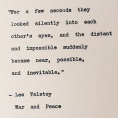 an old typewriter with the words for two seconds they looked silently into each others eyes, and the distant and impossibleible sudden