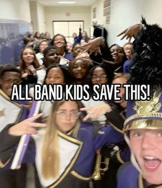 This One Time At Band Camp, Matching Band Pfps, Band Vs Orchestra, Band Teacher Aesthetic, Band Kid Memes Hilarious, Relatable Band Posts, Marching Band Pictures Ideas, Band Kid Meme, Marching Band Tips