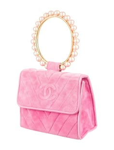 Chanel Pink Outfit, Tout Rose, Outfit 2020, Chanel Pink, Girly Bags, Pink Chanel, Luxury Purses, Novelty Bags