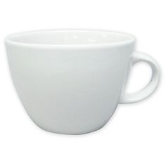 a white coffee cup on a white background