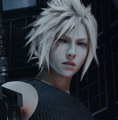 Final Fantasy Cloud Strife, Final Fantasy Vii Cloud, Final Fantasy Cloud, Cloud Strife, Final Fantasy Vii, White Hair, Hair, Pins