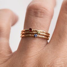 Birthstone Stacker | Rings | Consider the Wldflwrs Birthstone Ring Stack, Birth Stone Rings, Stackable Birthstone Rings Mothers, Mothers Ring Stackable, Diamond Bezel Bracelet, Best Friend Rings, Sister Rings, Birthstone Ring Mothers, Family Ring