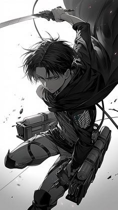 Odm Gear, R6 Wallpaper, Attack On Titan Tattoo, Yoruichi Shihouin, Aot Wallpaper, Awesome Wallpapers, Captain Levi, Anime Drawing Books, Titans Anime