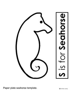 a sea horse is shown next to a sign with the word seashore on it