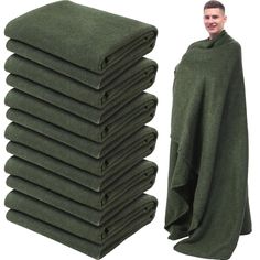 PRICES MAY VARY. You're Provided: it comes in a set of 6 blankets; Each military blanket is crafted to perfection, providing the same level of comfort, style, and warmth; Whether you are stocking up for your family, or looking for a thoughtful gift for your outdoor loving friend, our set of 6 camping blankets is the ideal choice One Blanket to Rule Them All: brace yourself lads and lasses, because our 80 x 60 inch blanket is here to provide you with warmth and comfort; It's like your own portable heater that works without electricity; Yay to energy conservation; With this cozy comforter, chilling under the stars has a whole new meaning Quality is Sewn into Every Stitch: our camping blankets are crafted from a top-quality polyester cotton wool blend; They are so warmly welcoming, you would Camping Setup Ideas, Car Survival, Car Survival Kits, Vintage Camping Gear, Survival Prepping Diy, Survival Skills Emergency Preparedness, Outdoor Survival Kit, Emergency Blankets, Latest Technology Gadgets