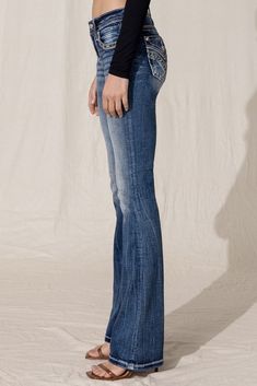 Long Horn, X Design, Bootcut Jean, Body Dress, Tall Girl, High Rise Denim, Miss Me Jeans, Dark Wash Jeans, Blue Jean