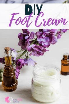 Check out this DIY CBD Infused Foot Cream! It's a simple recipe that you can easily make at home. All you need are a few supplies to get started. If you're looking for simple pain relief when it comes to foot pain, you can easily make your own foot comfort at home. This CBD Infused foot cream is simple and easy to make. If you have a need for easy pain relief at home, this is the DIY foot cream recipe for you. #CBDrelief #CBDcream #painrelief #DIYCBDrecipes #CBDrecipes Homemade Foot Cream, Almond Oil Benefits, Diy Essential Oil Recipes, Salve Recipes, Aromatherapy Products, Lotion Recipe, Diy Anti Aging, Diy Lotion, Diy Skin Care Recipes