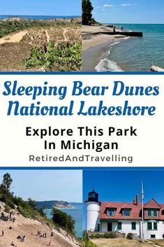 the cover of sleeping bear dunes national lakeshore explore this park in michigan