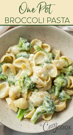 broccoli pasta that is extra creamy and served in a white bowl Creamy Broccoli Pasta, Creamy Broccoli, For Two, Dinner Recipes Easy, Pasta Sides, Easy Healthy Dinner, Dinner Recipes For Family, Broccoli Pasta, Recipes For