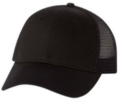 Black Hat With Curved Bill, One Size Fits Most, Black One Size Trucker Hat, Black Trucker Baseball Cap With Visor, Black Trucker Baseball Cap For Sports, Black Trucker Hat With Visor, Black Trucker Baseball Cap, Black Trucker Baseball Cap, One Size, Black Trucker Hat One Size, Black Trucker Cap