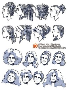 an image of various hairs styles for people to see in the webpage, and then use