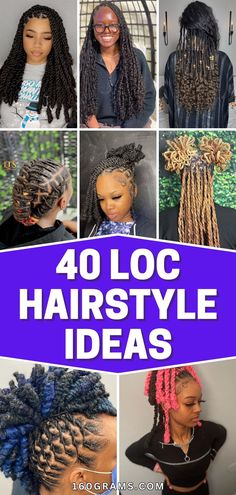 Save this pin for a variety of trendy loc styles perfect for any occasion! From elegant updos to boho chic vibes, these styles are sure to inspire your next look. #LocStyles #HairInspo #FashionBlog French Roll Loc Style, Updos For Short Locs, Extended Loc Styles Over Locs, Loca Hairstyles, Versatile Loc Styles, Loc Styles Long Locs, Sista Locs Hairstyles, Side Part Loc Styles, Shoulder Length Dreads Styles For Women