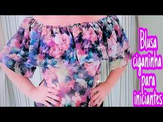 Vestidos Maxi, Fashion Sewing Tutorials, Fashion Sewing, Floral Tops, Floral