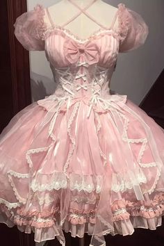 Op Dress, Kawaii Fashion Outfits, Kawaii Dress, Fairytale Dress, Sweet Lolita, Really Cute Outfits, Fancy Outfits, Lolita Dress, Mode Vintage