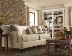 the living room is clean and ready for guests to use it as a focal point