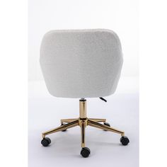 an office chair with wheels and casteors is shown in front of a white background