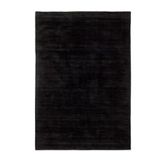 a black rug on a white background