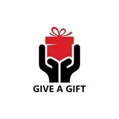 the logo for give a gift