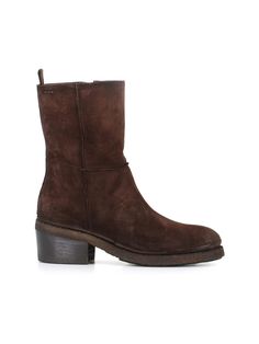 Dark brown women's suede high Boot by Alexander Hotto, featuring by a side zip fastening. Lined interior. Lined interior. High fund in para with half sole in notched rubber. Heel: 5,5 cmComposition: Suede Boot Shop, Boot Shoes Women, High Boots, Side Zip, Dark Brown, Alexander, Shoe Boots, Women Shoes, Boots