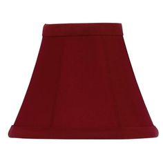 Upgradelights Red Dupioni Silk 5 Inch Shade Mini Clip on Bell Shades Chandelier mini lamp shade that clips onto bulb Shade Dimensions: 2.5 inch top X 5 inch bottom X 4.25 inch height Top Quality Dupioni Silk in beautiful Ruby Red Shade Finely tailored with matching trim on top and bottom Brass flame clip (clips onto 40 watt candelabra or night light bulb). Fitter: FLAME CLIP (FC) Fitter designed to fit over a Candelabra bulb base. (Most clip-on lampshades are designed with a flame clip) Suggeste Chandelier Shade, Mini Lamp, Dupioni Silk, Chandelier Shades, Candelabra Bulbs, Home Decor Lights, Decor Lighting, Lampshades, Ruby Red