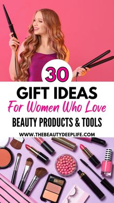 Discover the ultimate list of 30 gift ideas perfect for women who adore cosmetics and beauty tools! From makeup to hair, nails, and skincare, you'll find everything from luxurious sets to innovative gadgets that are certain to delight any beauty enthusiast. Explore these hand-picked options and make gifting easy and memorable! Beauty Gift Guide, Beauty Products Gifts, Gift Ideas For Women, Cool Gifts For Women, Hair Nails, Beauty Gifts, Beauty Awards, Beauty Lover, Summer Gift