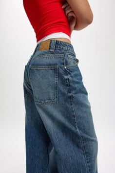 Super Baggy Jean Baggy Bottoms Small Top, Super Baggy Jeans Outfit, Ultra Baggy Jeans, Super Baggy Jeans, Baggy Jean, Fall Jeans, Long Sleeve And Shorts, Clothing Jeans, Blouse Jeans